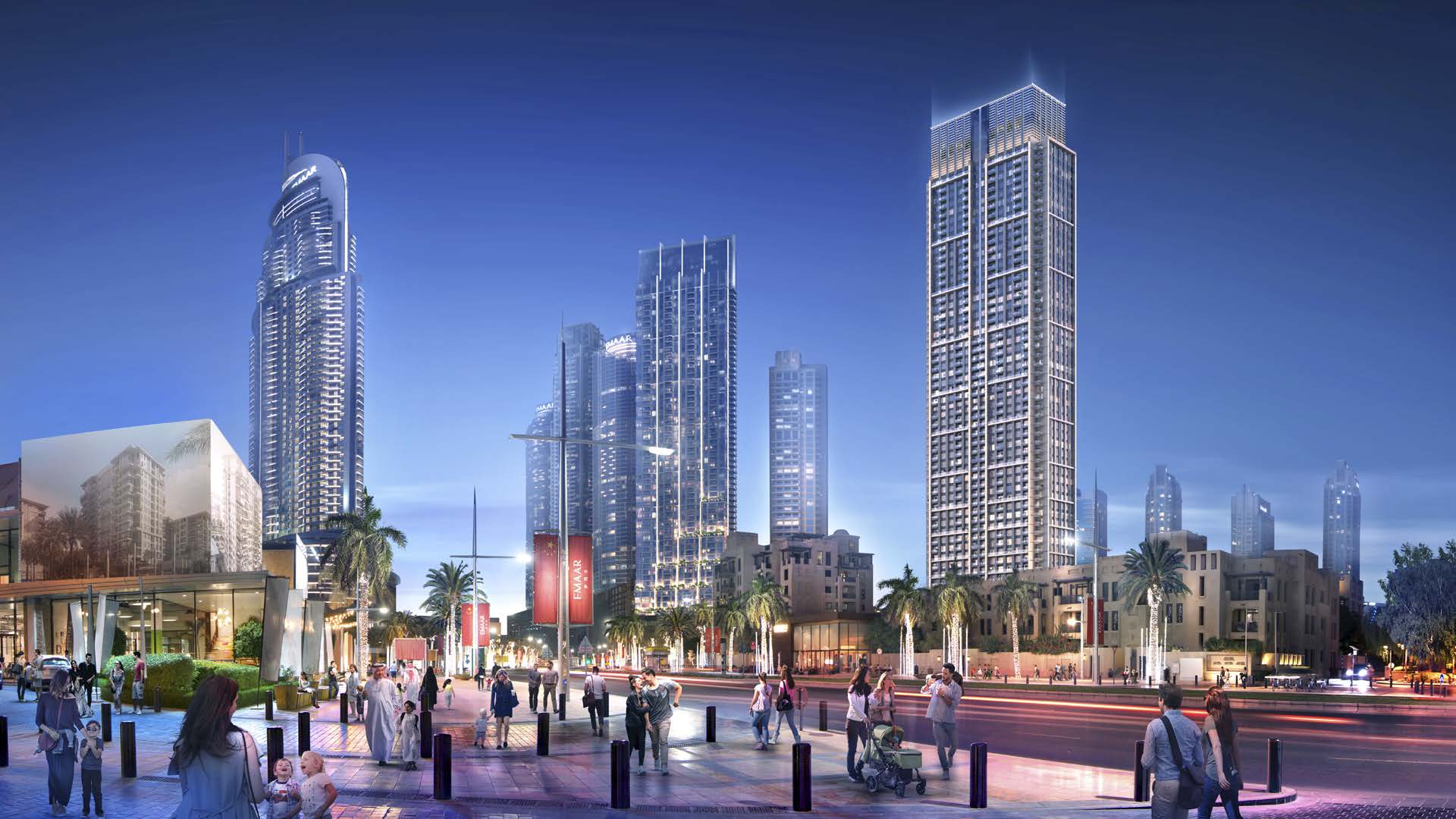 Burj Royale by Emaar in Downtown Dubai. Luxury apartments for sale in Dubai