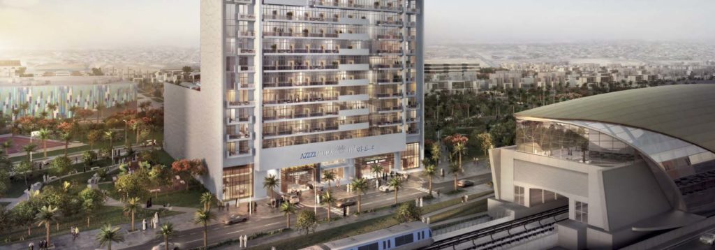 Aura by Azizi in Jabal Ali. Luxury apartments for sale in Dubai