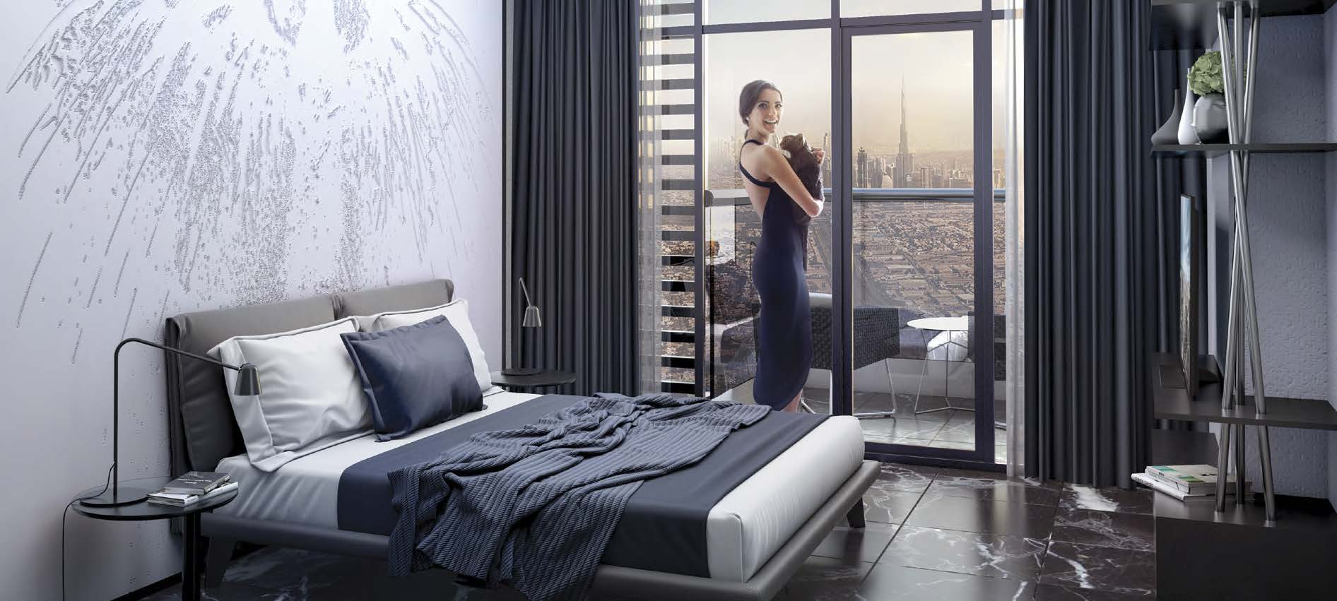 Farhad by Azizi in Dubai Healthcare City. Luxury apartments for sale in Dubai