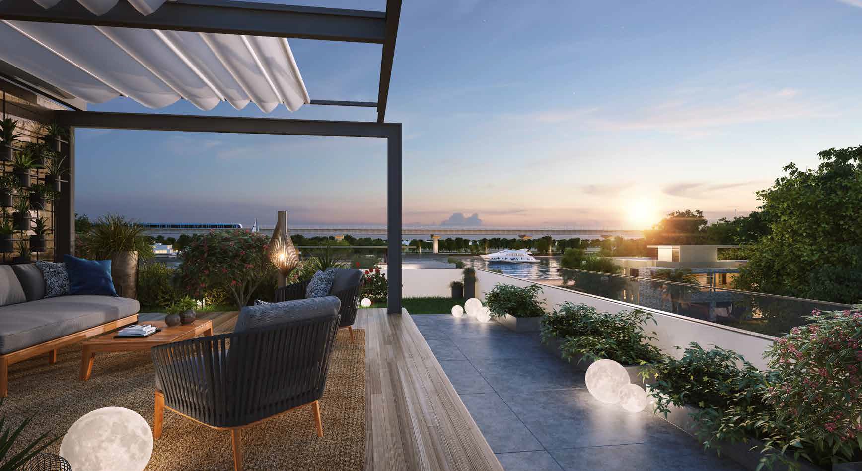 Water Canal Villas by Sobha in MBR City Sobha Hartland. Luxury apartments for sale in Dubai