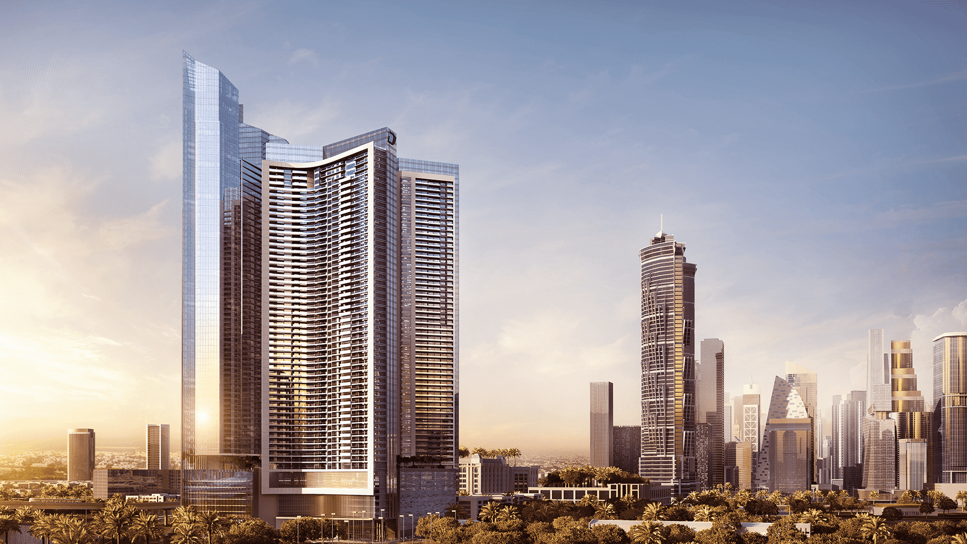 Began heights. Aykon City Дубай. DAMAC heights Дубай. DAMAC Tower Дубай. Sheikh Zayed Road Дубай апартаменты.