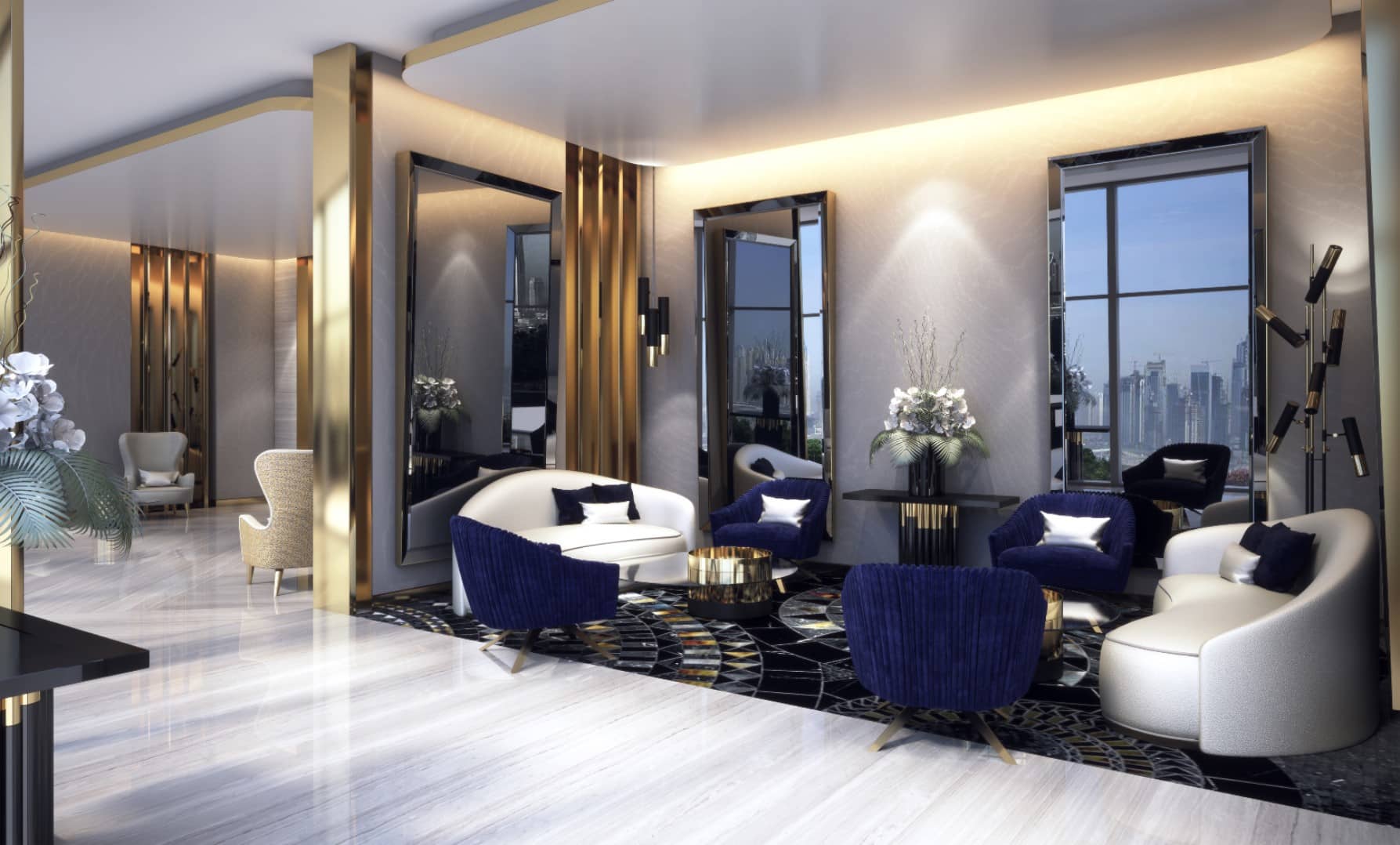 DAMAC Majestine by Damac at Business Bay. Luxury apartments for Sale in Dubai