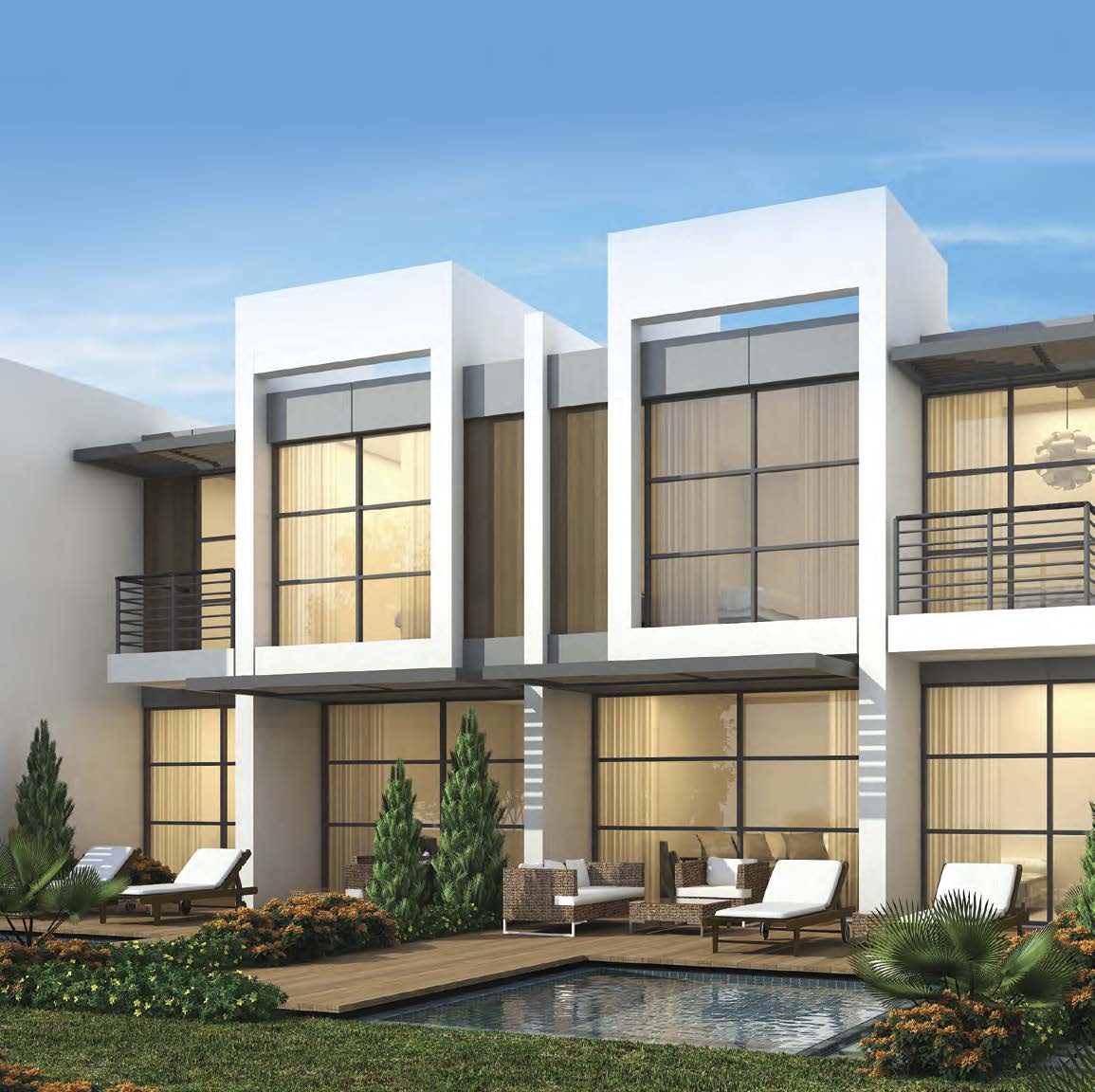 Casablanca Villas by Damac at Akoya. Luxury apartments for Sale in Dubai