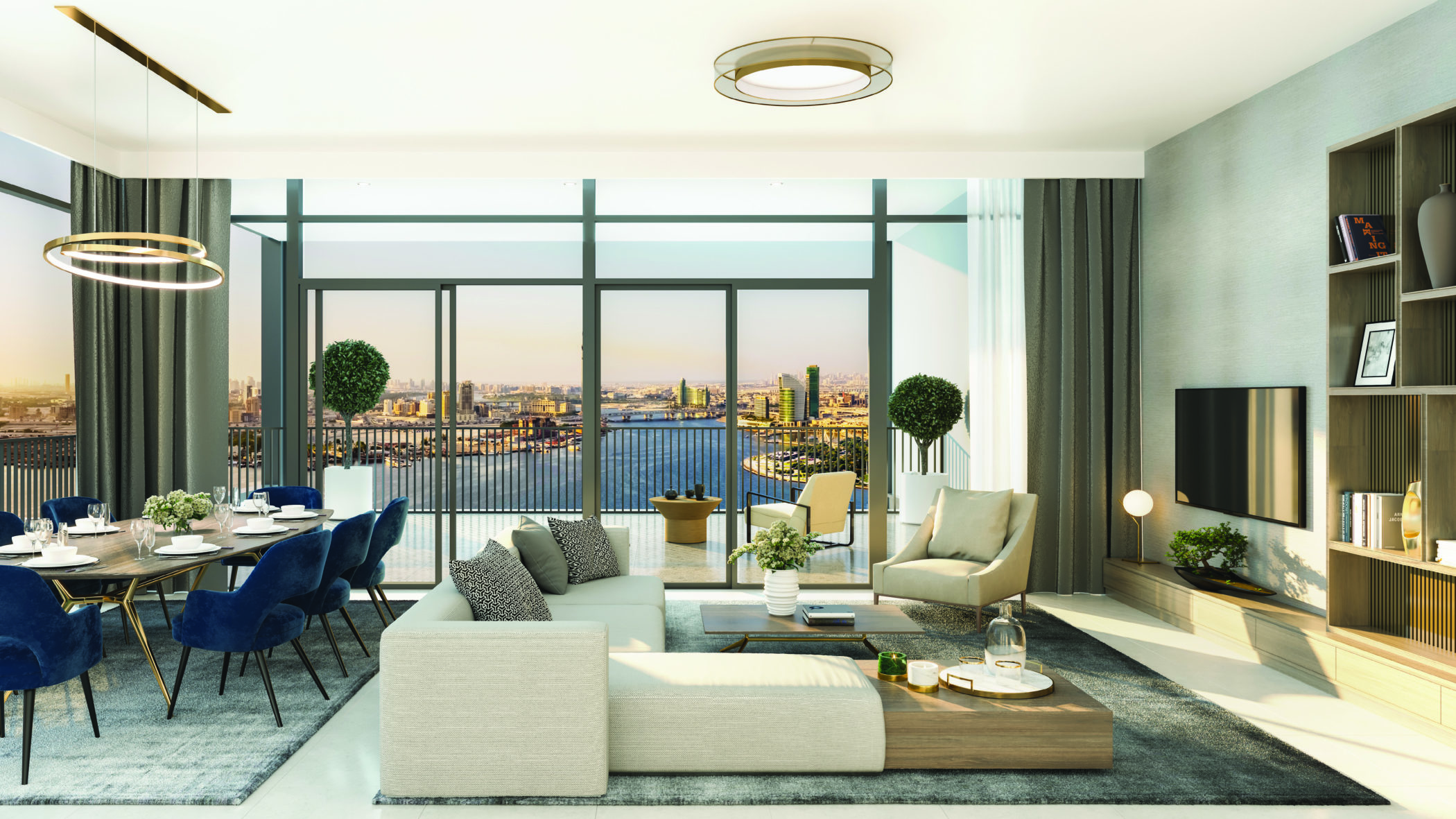 Creek Edge квартиры в Dubai Creek Harbour от Emaar. Продажа премиум квартир в Дубае
