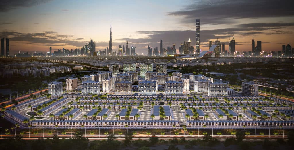 Mag Eye Apartments by Mag Eye at District 7 MBR City. Luxury apartments for Sale in Dubai