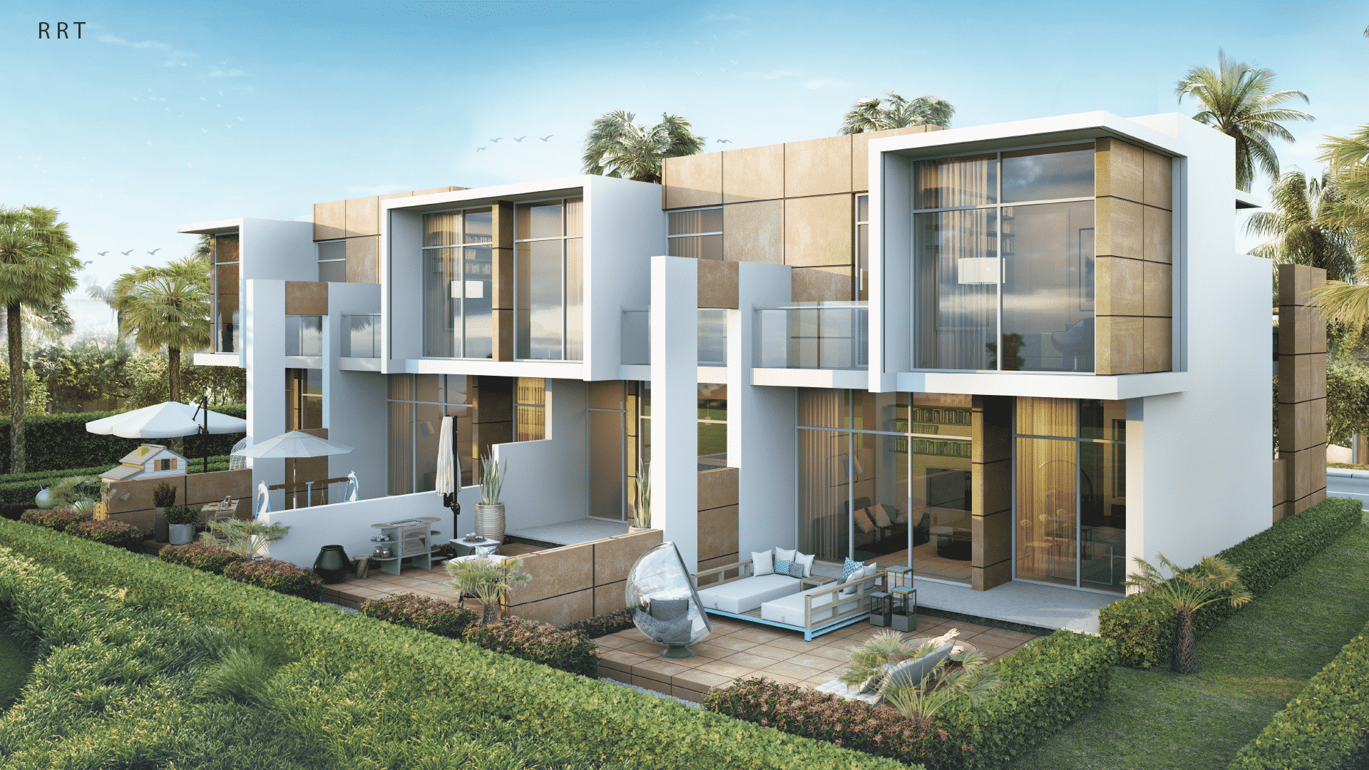 Sahara Villas by Damac at Akoya. Luxury apartments for Sale in Dubai