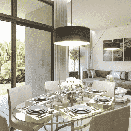 Townhouses on The Golf & The Park в Damac Hills от Damac Properties. Продажа недвижимости премиум-класса в Дубае