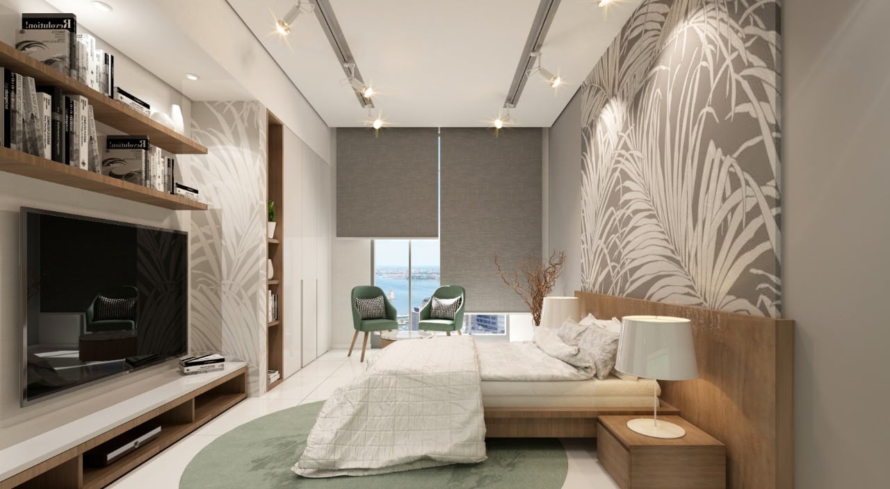 Blue Wave Tower by Tiger Group. New Furnished Apartments for Sale