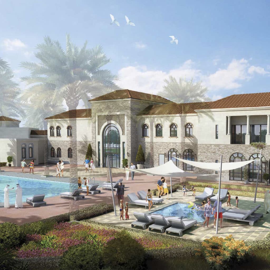 Bloom Garden in Eastern Mangrove Corniche by Bloom. Premium townhouses and villas for sale in Dubai