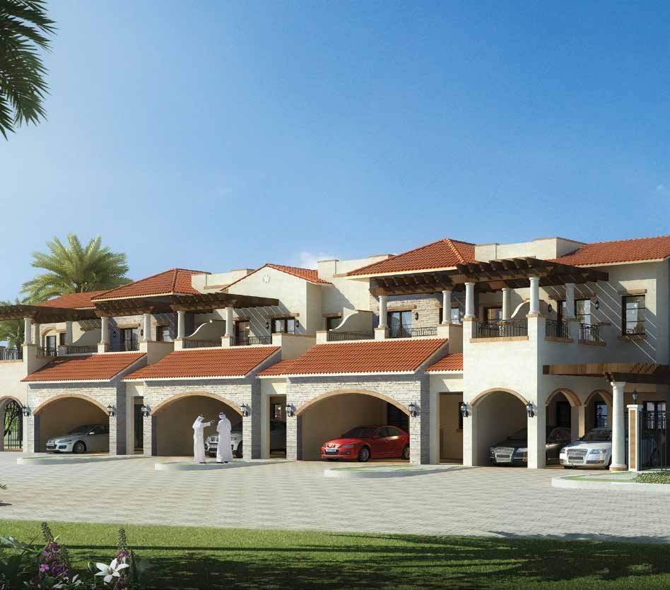 Bloom Garden in Eastern Mangrove Corniche by Bloom. Premium townhouses and villas for sale in Dubai