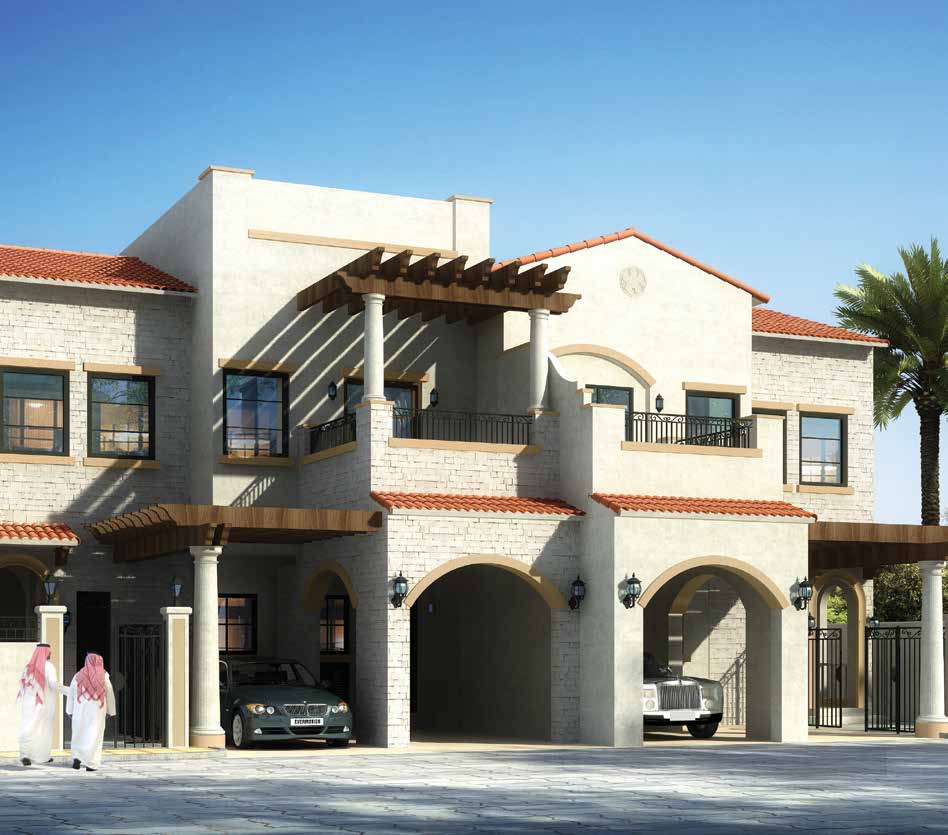 Bloom Garden in Eastern Mangrove Corniche by Bloom. Premium townhouses and villas for sale in Dubai