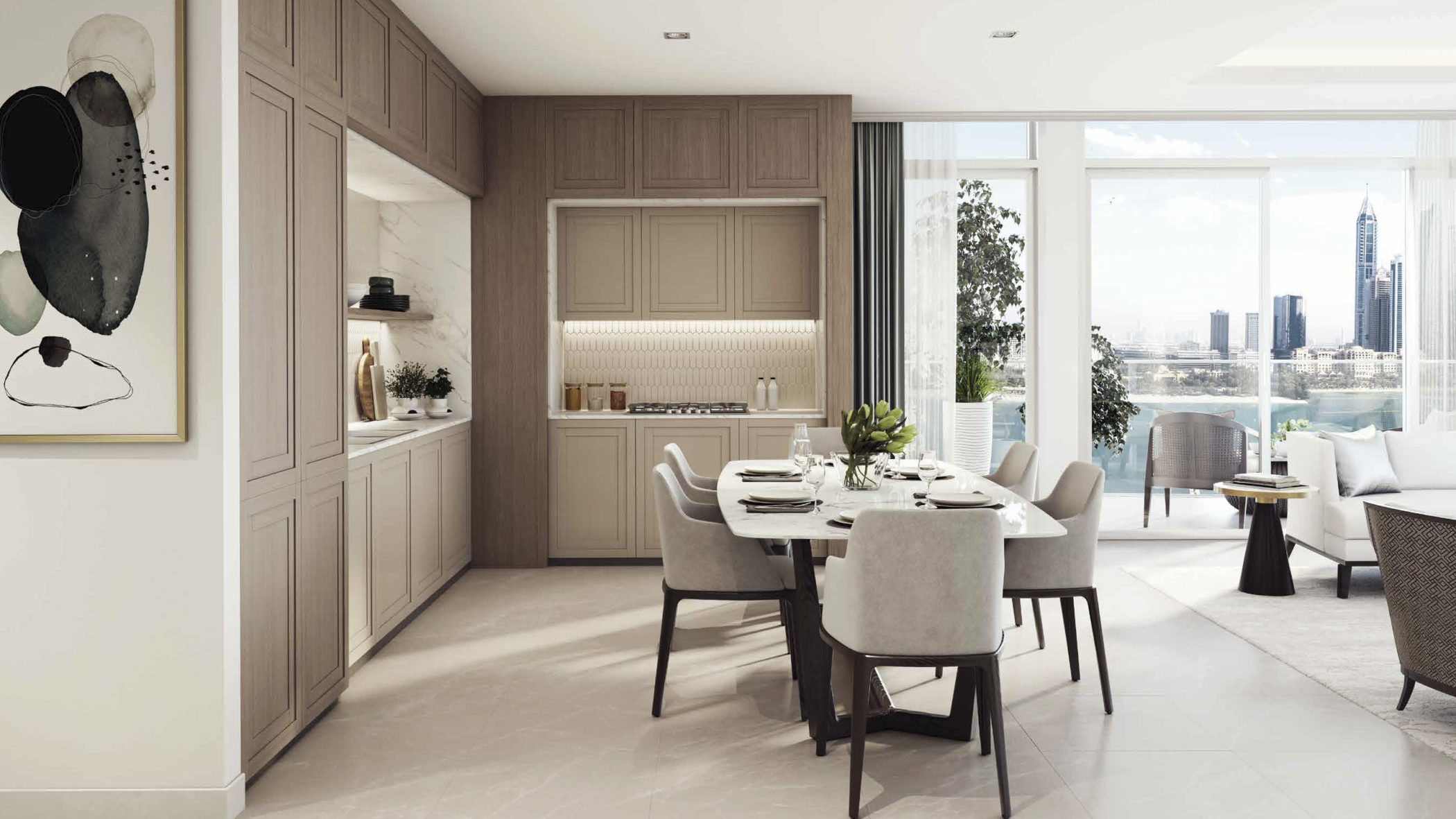 Palace Beach Residence by EMAAR at Emaar Beachfront. Premium 1, 2, 3 and 4 bedroom apartments, townhouses and penthouses for sale in Dubai.