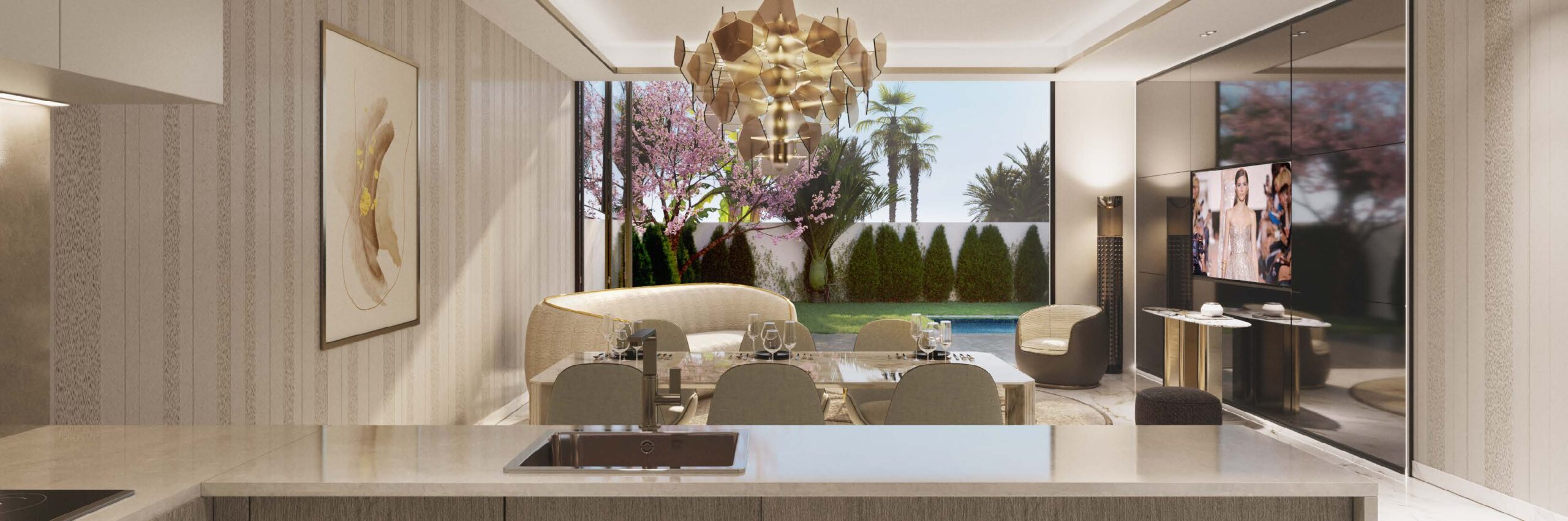 Elie Saab Vie at The Fields - Meydan District - MBR City, Dubai. Premium 4 bedroom townhouses for Sale in Dubai. Payment Plan available._3_2