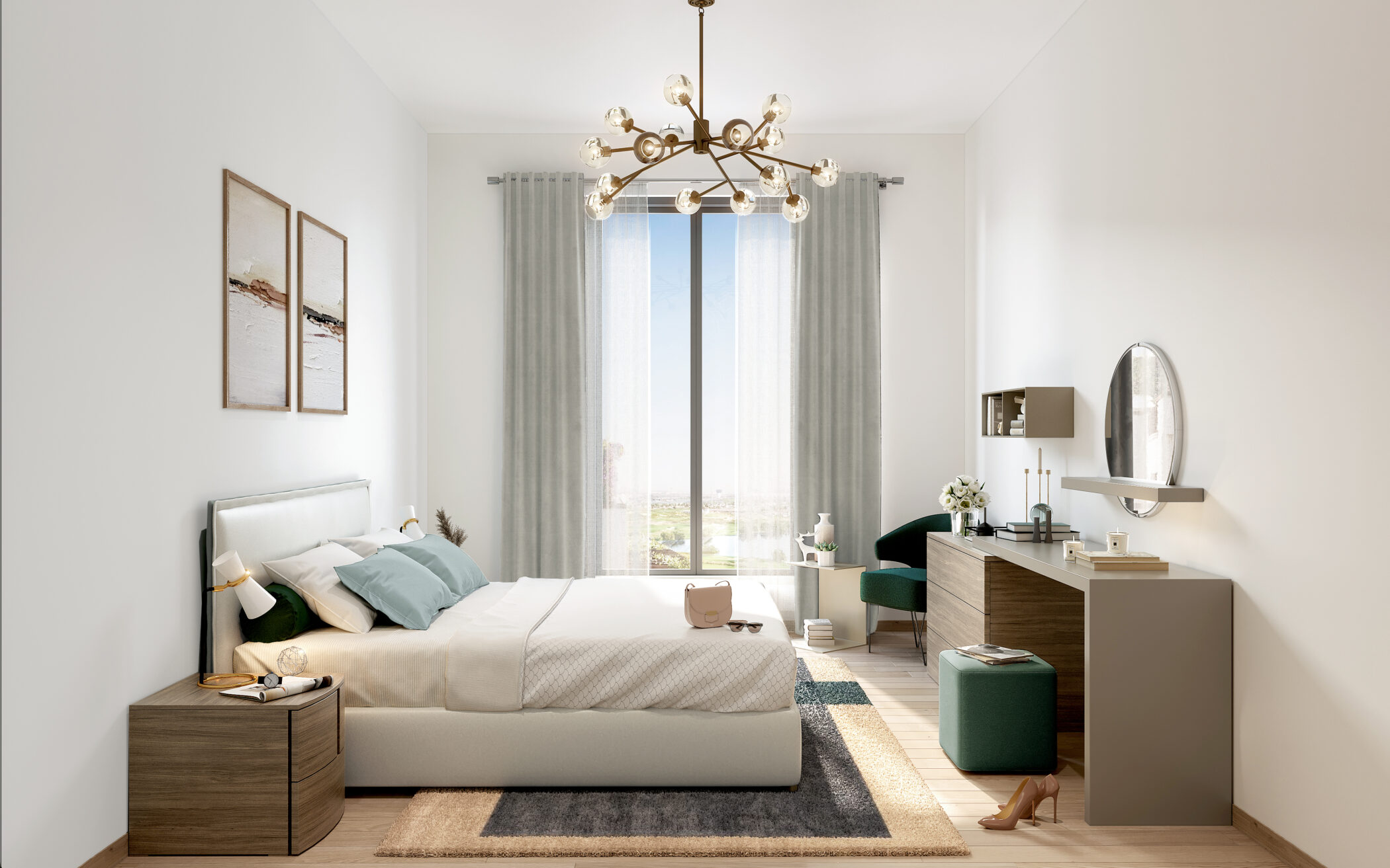 Yas Golf Collection by Aldar on Yas Island, Abu Dhabi. Wide selection of studio, 1, 2 and 3 bedroom apartments for sale in Abu Dhabi. 3_2